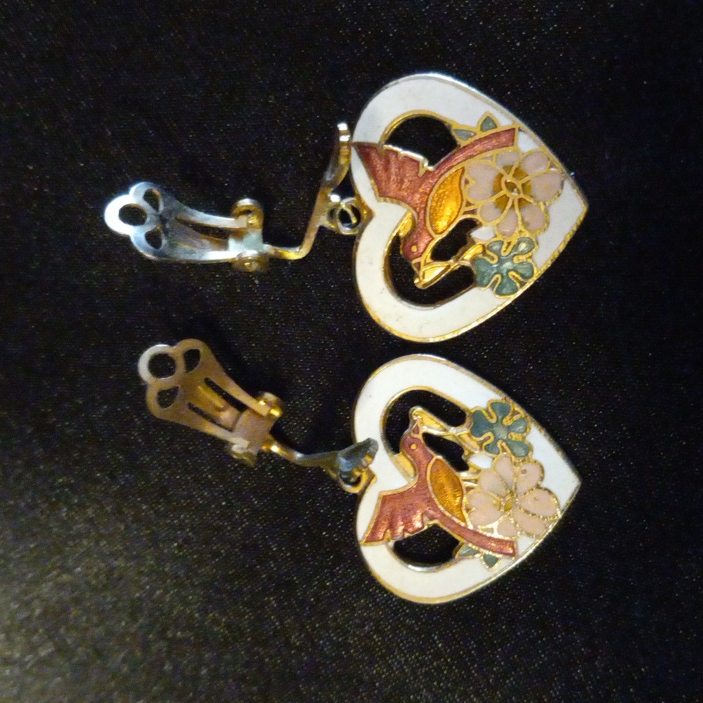 Heart Shaped earrings.